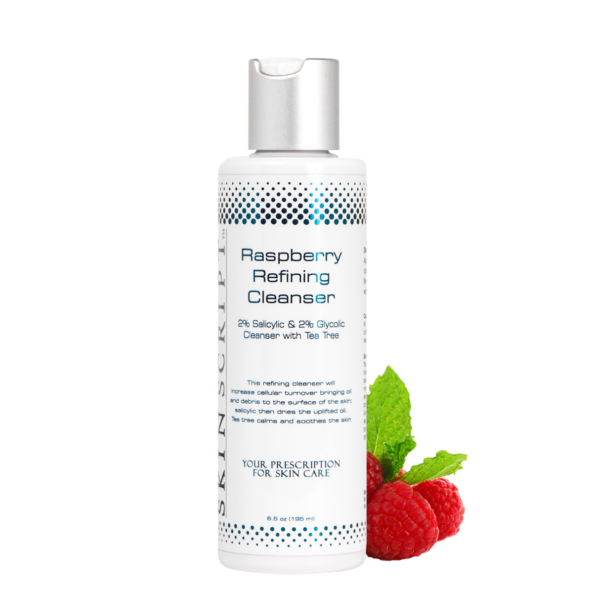 Raspberry Refining Salicylic & Glycolic Cleanser with Tea Tree by